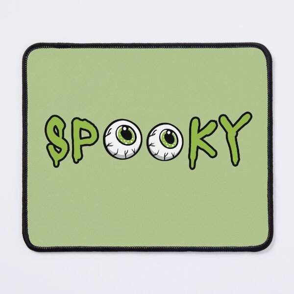Item preview, Spooky Creepy Text with Creepy Eyes designed and sold by Furkan Al-Gburi.
