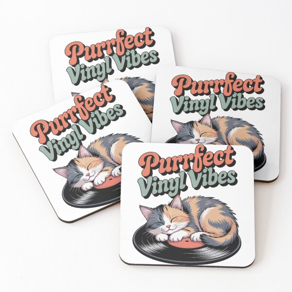 Item preview, Purrfect Vinyl Vibes – Cat DJ Retro Music Design. designed and sold by AndrewYoko.