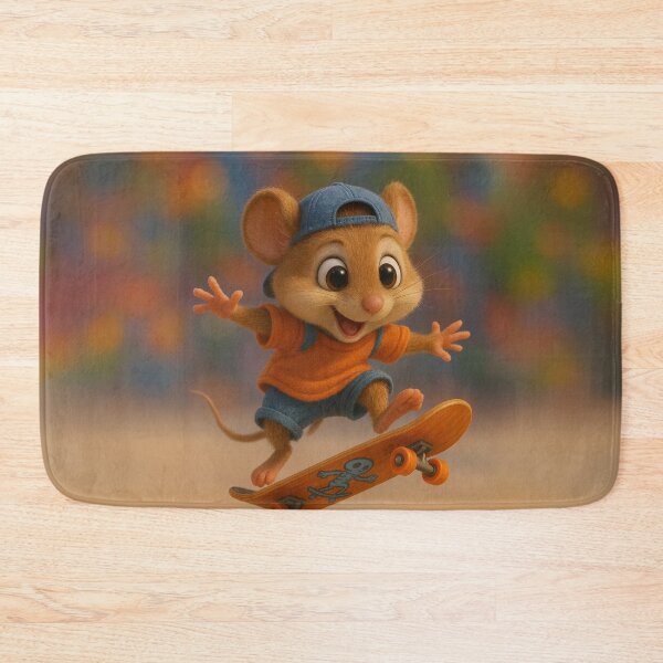 Item preview, Skater Dormouse Mouse designed and sold by Sillytoe.