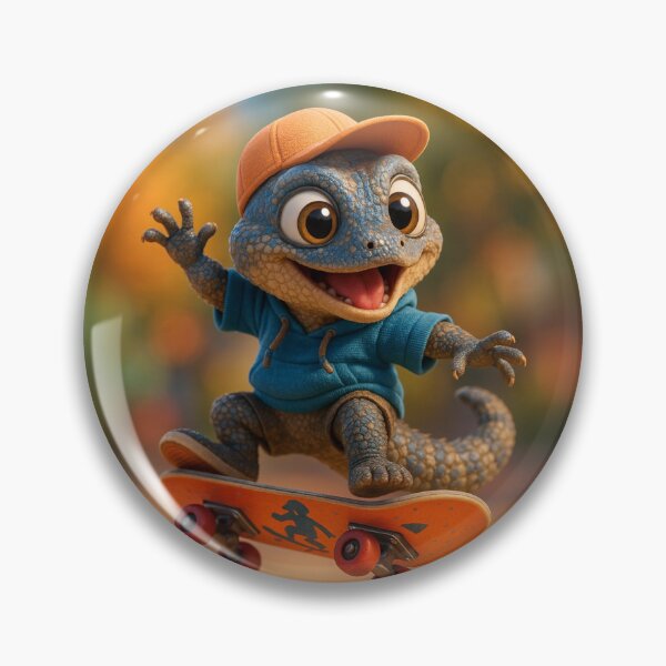 Item preview, Skater Eastern Fence Lizard designed and sold by Sillytoe.