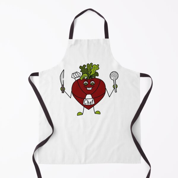 Item preview, Smiling beetroot chef, cheerful vegetable character designed and sold by KosaUA.
