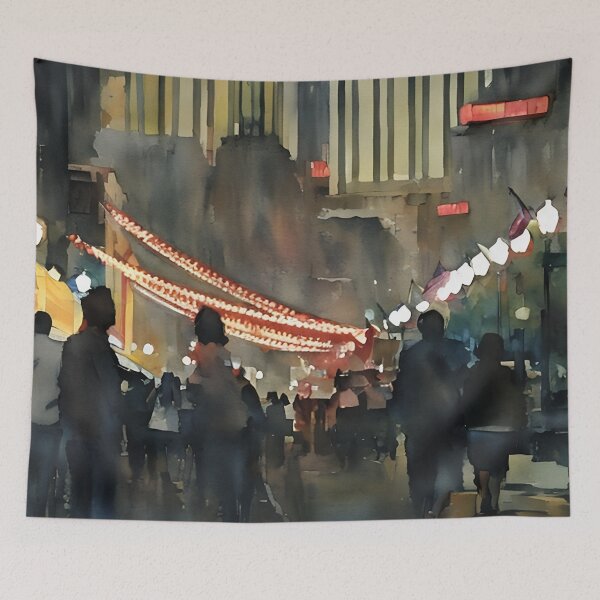 Item preview, Atlantic Crowds designed and sold by RCWatercolours.