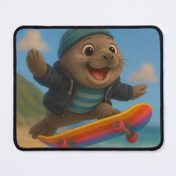 Item preview, Skater Elephant Seal designed and sold by Sillytoe.