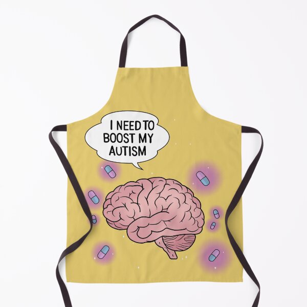 Item preview, Brain 'I NEED TO BOOST MY AUTISM' – Funny Tylenol meme  designed and sold by Meowmeowdesign.
