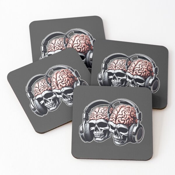 Item preview, Headphones to Brain - Double Shot designed and sold by HauntedOpera.
