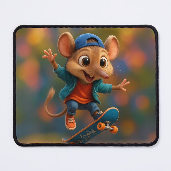 Item preview, Skater Elephant Shrew designed and sold by Sillytoe.