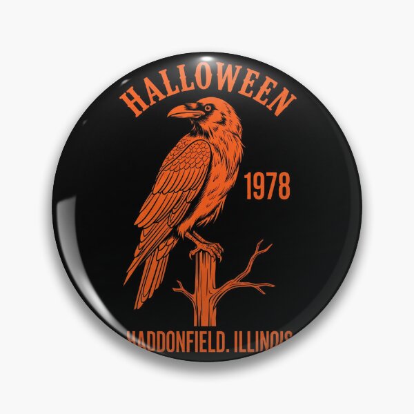Item preview, Halloween 1978 Holiday Spooky Myers Pumpkin Haddonfield designed and sold by DesignoresLTD.