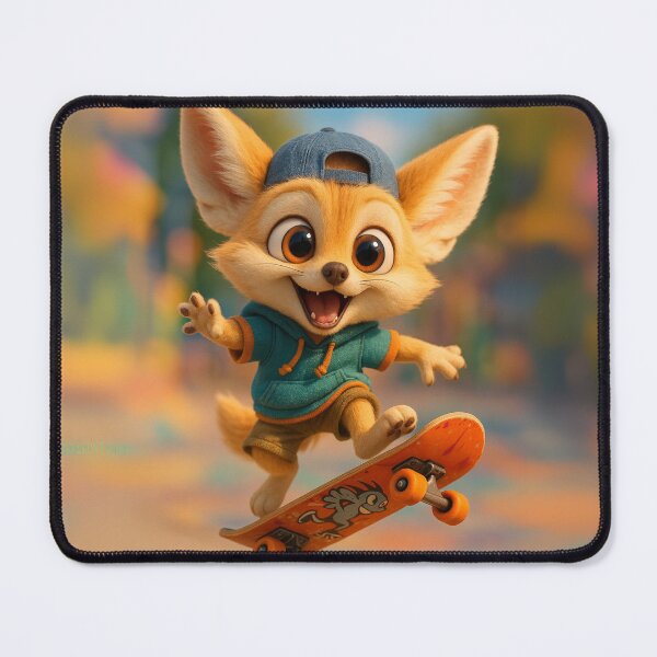 Item preview, Skater Fennec Fox designed and sold by Sillytoe.