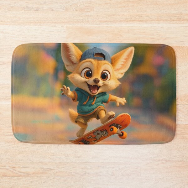Item preview, Skater Fennec Fox designed and sold by Sillytoe.