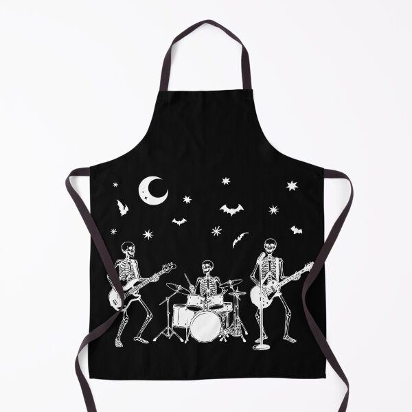 Item preview, Skeleton Jam Band - White Ink designed and sold by PCB Design Studio.