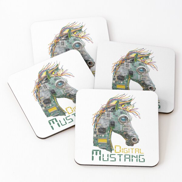 Item preview, Digital Mustang – Cyber Horse Design designed and sold by caracatita75.