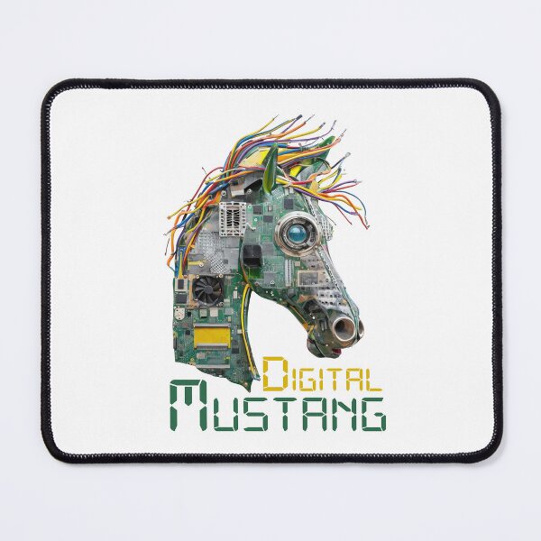 Item preview, Digital Mustang – Cyber Horse Design designed and sold by caracatita75.