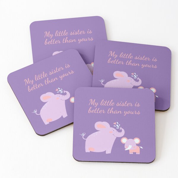 Item preview, My Little Sister Is Better Than Yours – Humorous Sibling Tee designed and sold by Giota29.