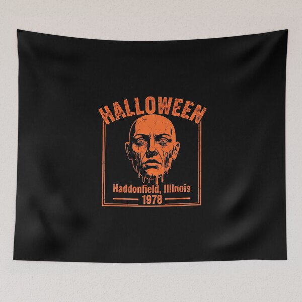 Item preview, Halloween 1978 Holiday Spooky Myers Pumpkin Haddonfield designed and sold by DesignoresLTD.