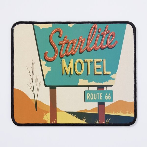 Item preview, Lifestyle Hub: Vintage Motel Sign - Retro Americana Art designed and sold by M&M Lifestyle Hub.