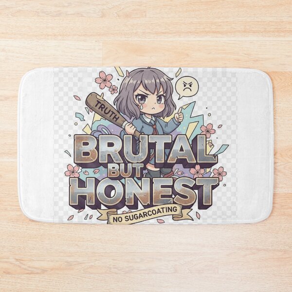 Item preview, Brutal But Honest – No Sugarcoating Truth Anime Girl Design designed and sold by GogoVibes.