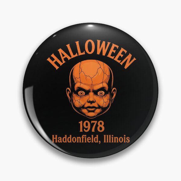 Item preview, Halloween 1978 Holiday Spooky Myers Pumpkin Haddonfield designed and sold by DesignoresLTD.