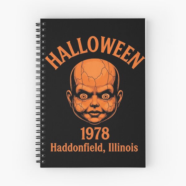 Item preview, Halloween 1978 Holiday Spooky Myers Pumpkin Haddonfield designed and sold by DesignoresLTD.