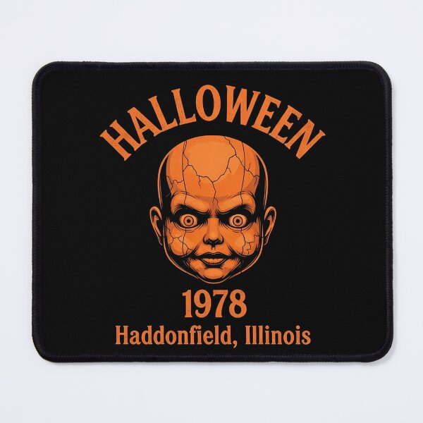 Item preview, Halloween 1978 Holiday Spooky Myers Pumpkin Haddonfield designed and sold by DesignoresLTD.