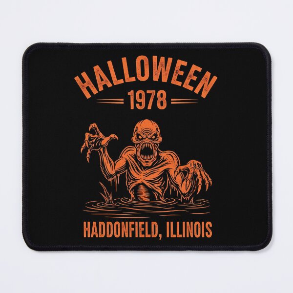 Item preview, Halloween 1978 Holiday Spooky Myers Pumpkin Haddonfield designed and sold by DesignoresLTD.