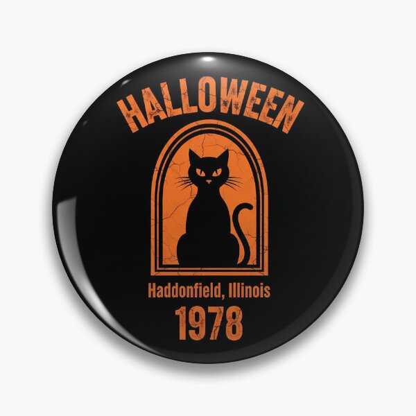 Item preview, Halloween 1978 Holiday Spooky Myers Pumpkin Haddonfield designed and sold by DesignoresLTD.