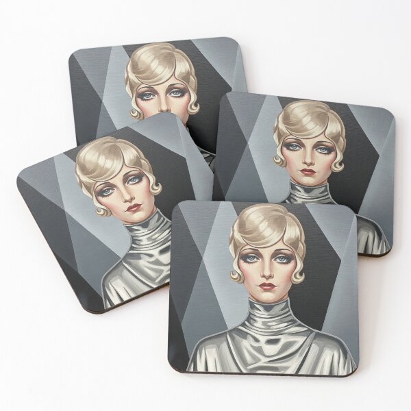 Item preview, The Gray Pearl - Original Art Deco Artwork designed and sold by elektronen.