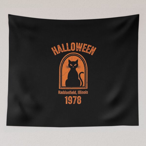 Item preview, Halloween 1978 Holiday Spooky Myers Pumpkin Haddonfield designed and sold by DesignoresLTD.