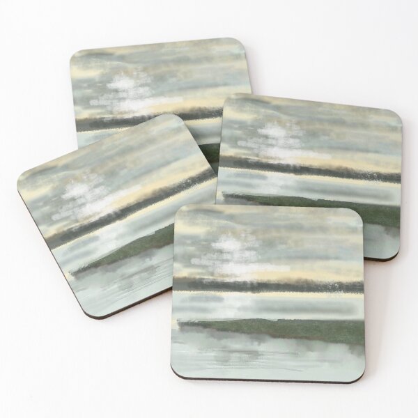 Item preview, Salt marsh sunset designed and sold by Ginger Tea Studio.