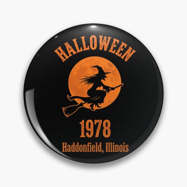 Item preview, Halloween 1978 Holiday Spooky Myers Pumpkin Haddonfield designed and sold by DesignoresLTD.
