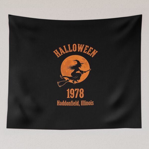 Item preview, Halloween 1978 Holiday Spooky Myers Pumpkin Haddonfield designed and sold by DesignoresLTD.