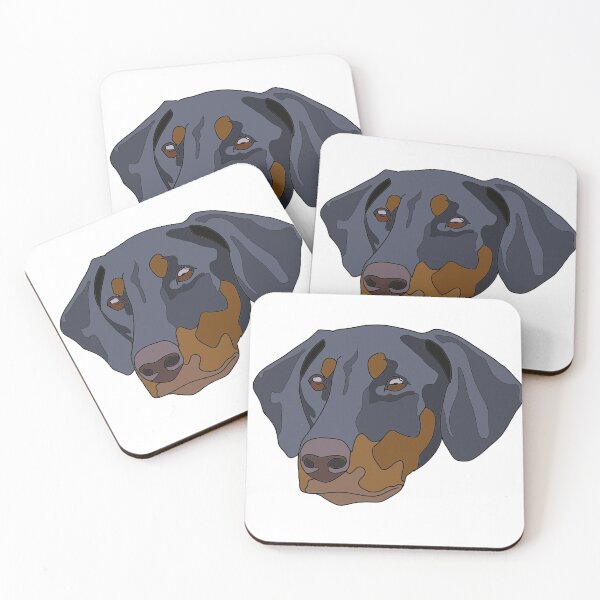 Item preview, Doberman face designed and sold by LeahcarsArt.