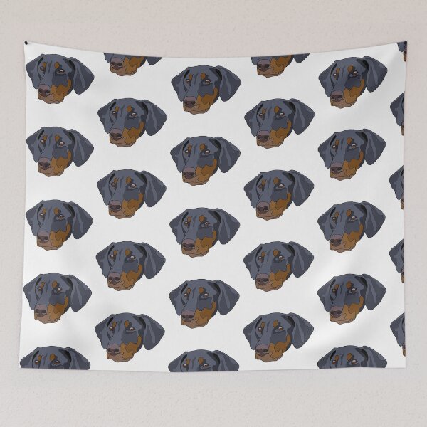 Item preview, Doberman face designed and sold by LeahcarsArt.