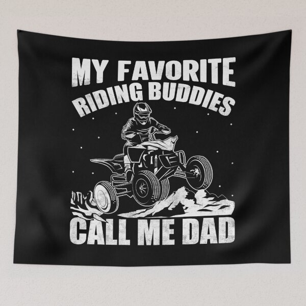 Item preview, My Favorite Riding Buddies Call Me Dad ATV Shirt Mens Quad designed and sold by mester26.
