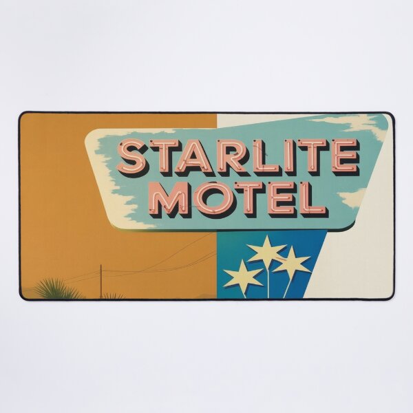 Item preview, Lifestyle Hub: Vintage Motel Sign - Retro Americana Art designed and sold by M&M Lifestyle Hub.