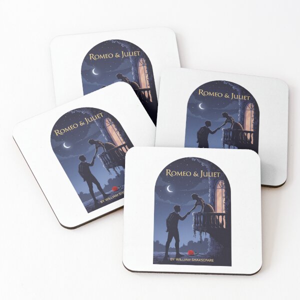 Item preview, Romeo & Juliet Balcony Scene | Timeless Silhouette and Rose | By William Shakespeare designed and sold by Boski22.