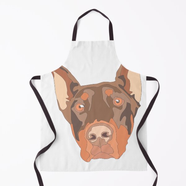 Item preview, Copy of Doberman face with cropped ears designed and sold by LeahcarsArt.