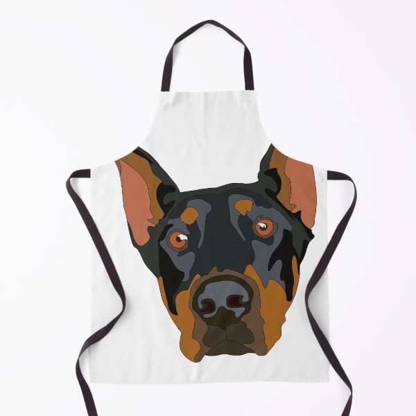 Item preview, Copy of Doberman face with cropped ears designed and sold by LeahcarsArt.