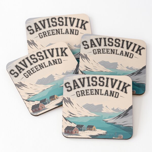 Item preview, Savissivik Greenland Vintage Travel Poster – Arctic Wall Art, Retro Landscape Print, Inuit Village Decor designed and sold by paulo silveira.