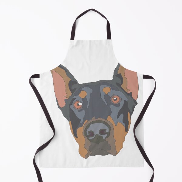 Item preview, Copy of Copy of Doberman face with cropped ears designed and sold by LeahcarsArt.