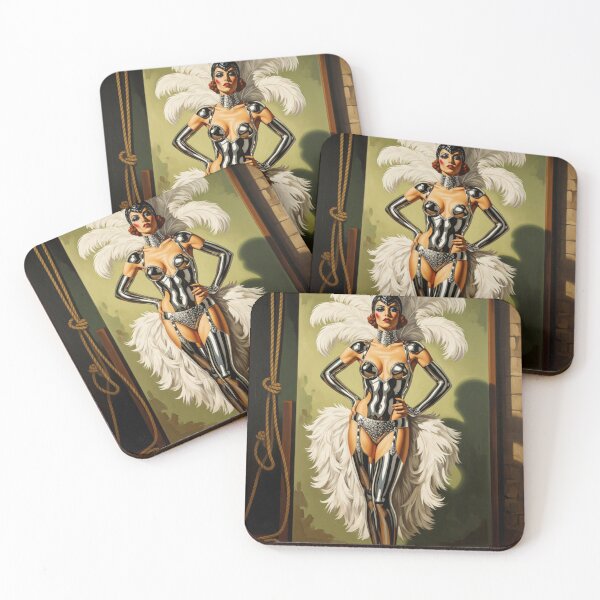 Item preview, The Cabaret Dancer - Original Art Deco Artwork designed and sold by elektronen.