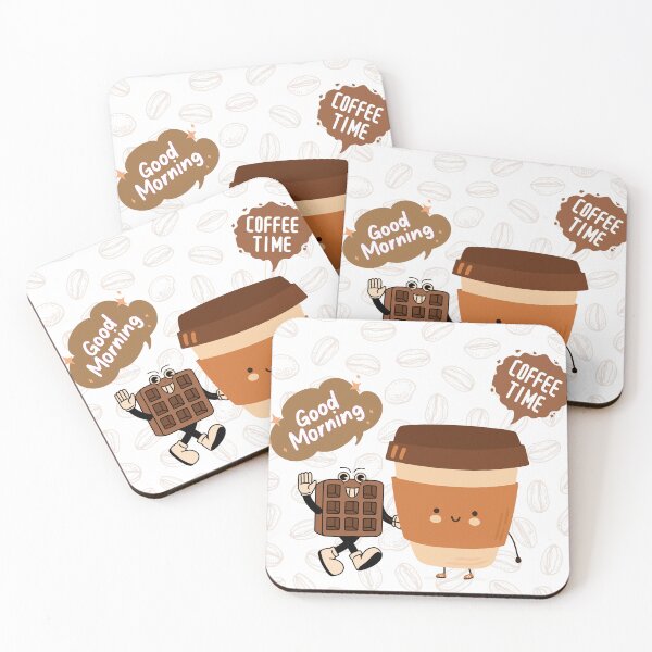 Item preview, ☕ Good Morning Coffee Time | Cute Coffee & Chocolate Lover Design | Aesthetic Cozy Morning Vibes designed and sold by MaisRosesStore.