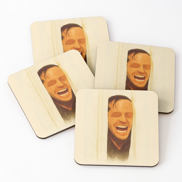 Item preview, The Shining Jack Nicholson Scream – Horror Movie Minimalist Watercolor Art designed and sold by stillnoir.