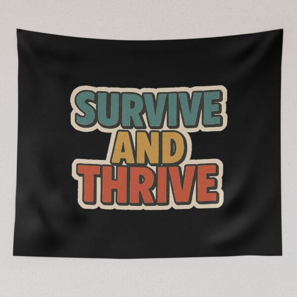 Item preview, Retro Atomic Optimism Sticker – Cozy Apocalypse Survival Humor designed and sold by JacobKAurumhead.