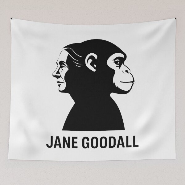 Item preview, Jane Goodall Silhouette designed and sold by Anniko Art Studio.