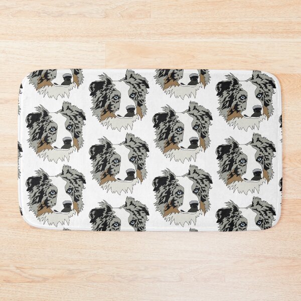 Item preview, Copy of Copy of Blue Merle Australian shepherd  designed and sold by LeahcarsArt.