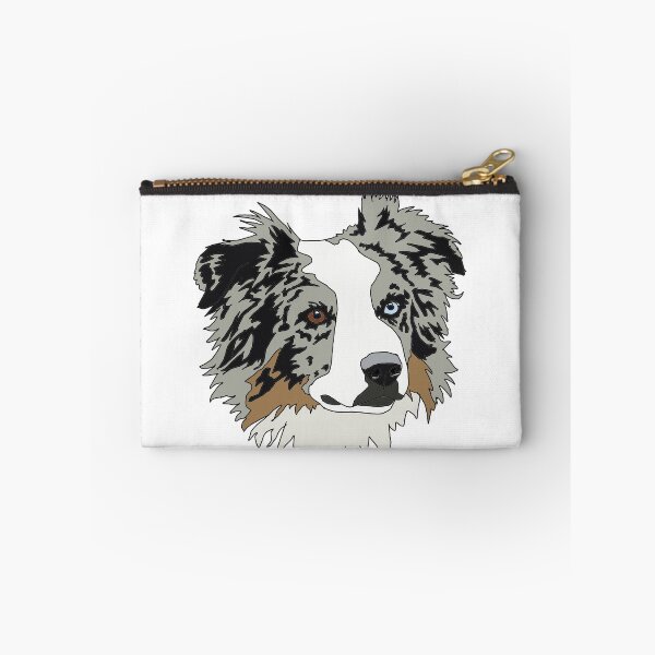 Artikelvorschau, Kopie von Kopie von Kopie von Blue Merle Australian Shepherd entworfen und verkauft von LeahcarsArt.