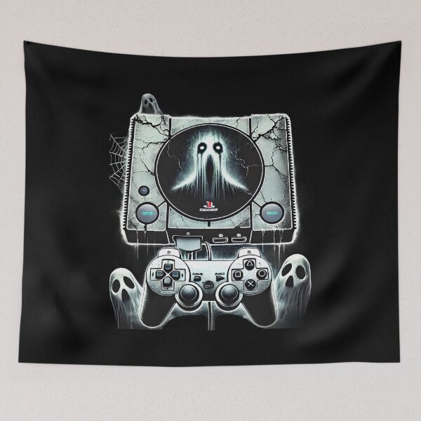 Item preview, Spooky Haunted Console with Ghostly Vibes. designed and sold by The-T-In-Retro.