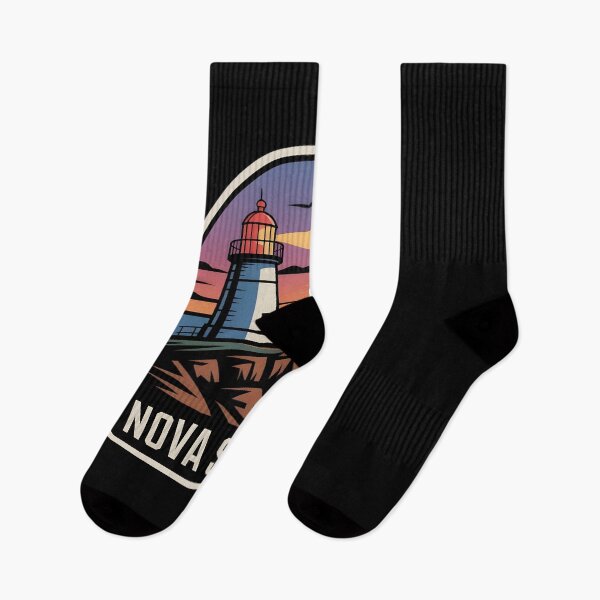 Item preview, Nova Scotia Lighthouse Sunset Design designed and sold by Paper Drip.