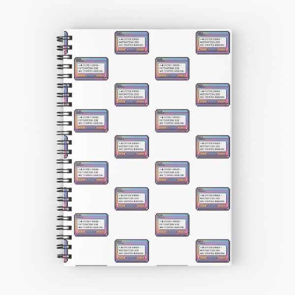 Item preview, Error 404 Motivation Not Found - Y2K Nostalgic Windows 98 Meme designed and sold by Zenka Design's.