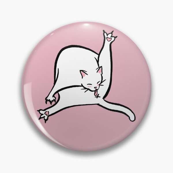 Item preview, Flexible Cat Grooming with Heart Toe Beans Illustration designed and sold by magdalenanegra.